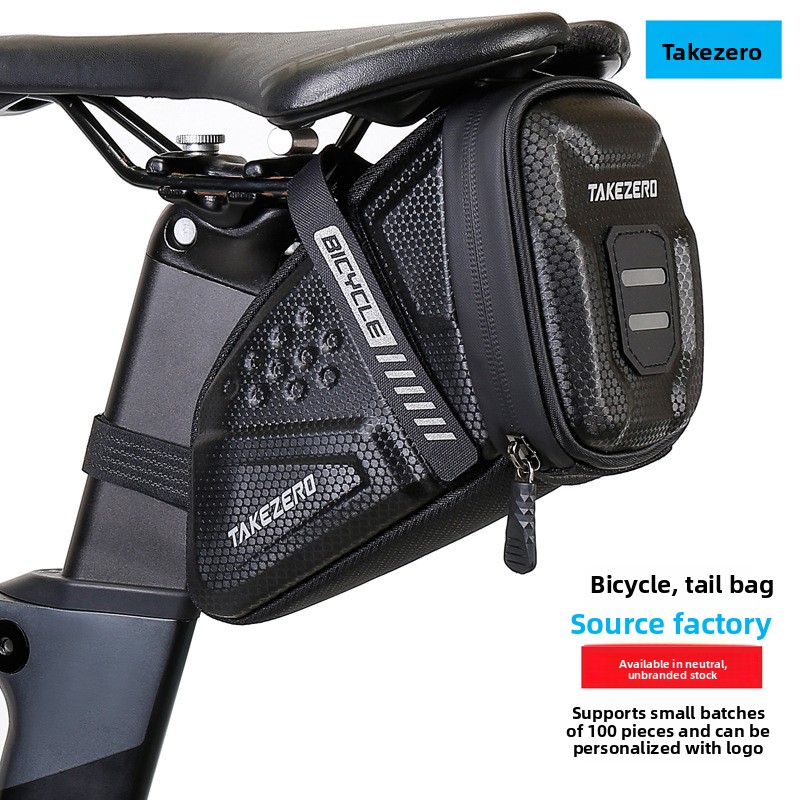 Saddle Bag Under Seat - Black L Eva Hard Shell Bicycle