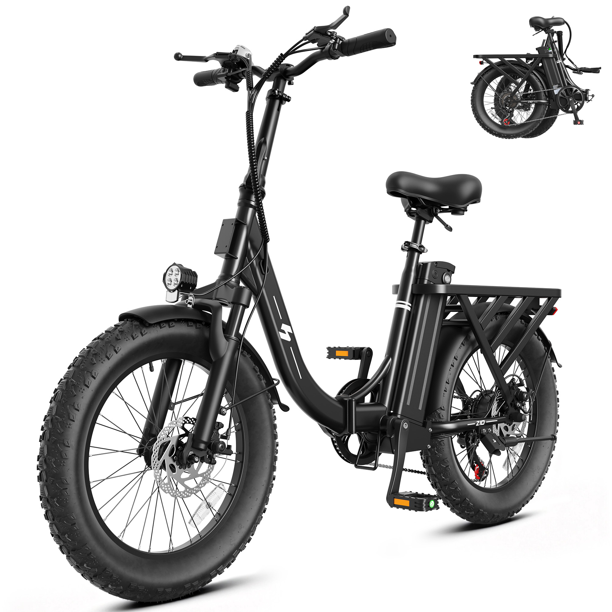 Commuting With Bike - Hopepeak Z10 Folding Electric Bike for