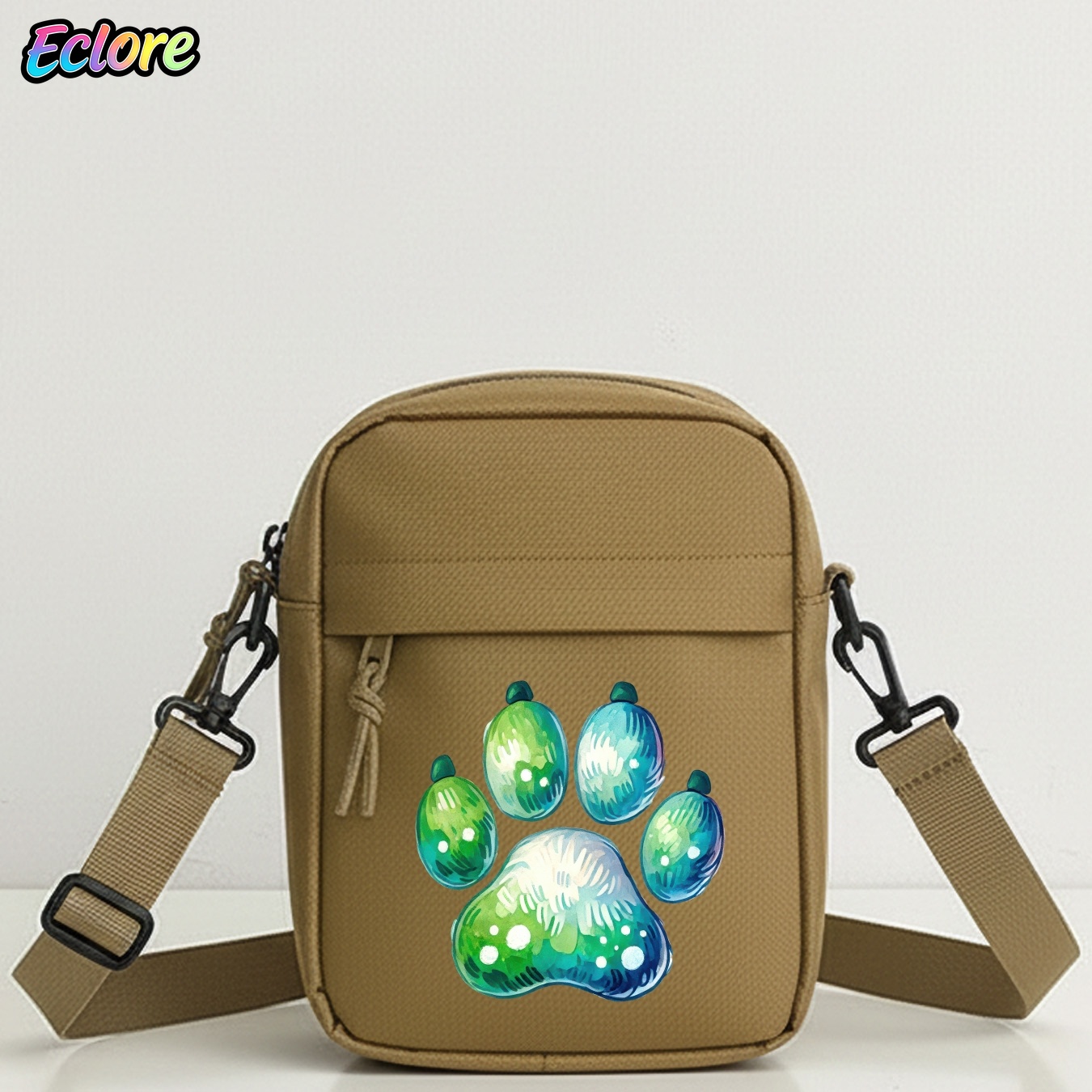 Watercolor Animal Paw Print Sh - Cycling Commute Bag review and price