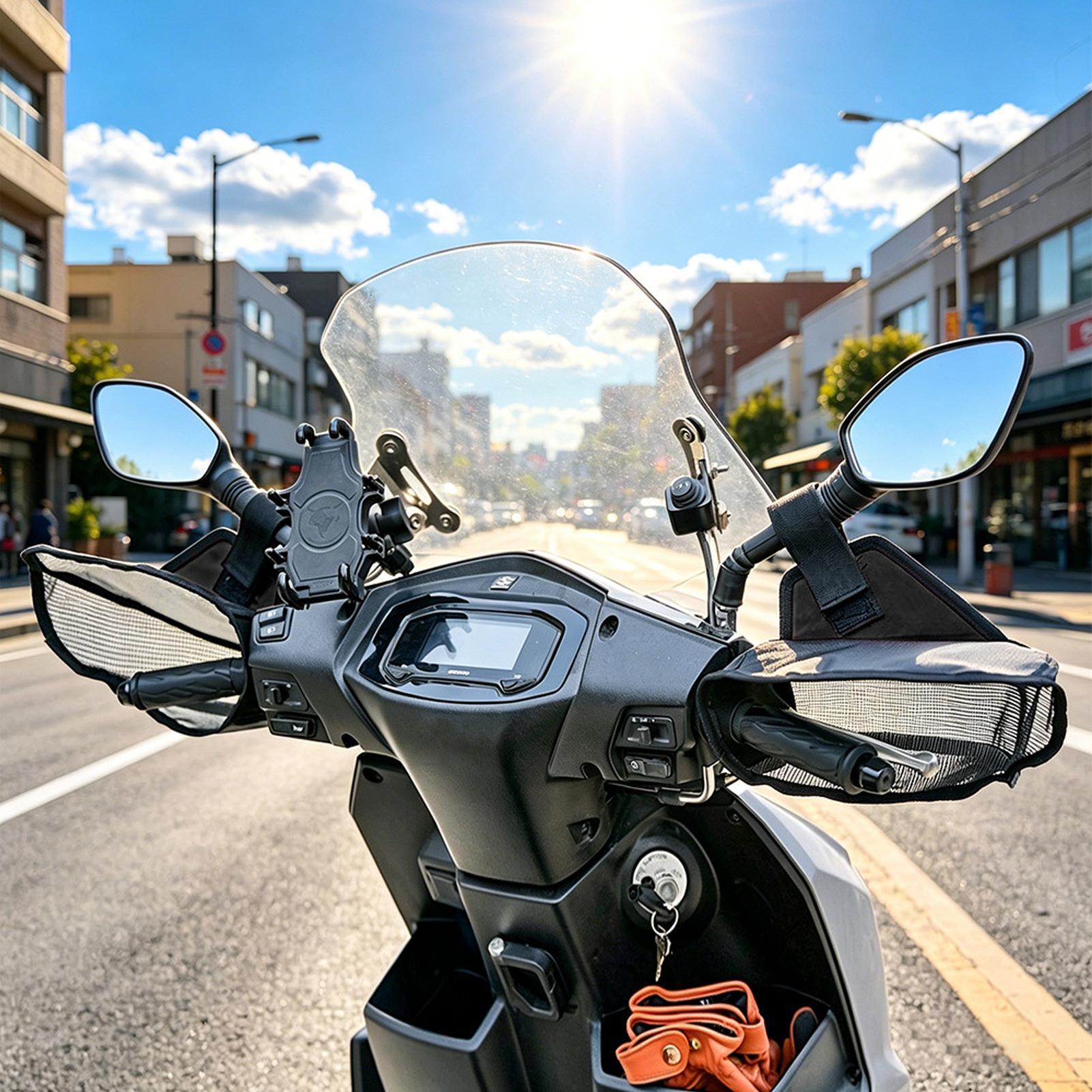 Motorcycle Handlebar Muffs Bre - Cycling Commute Distance review and price