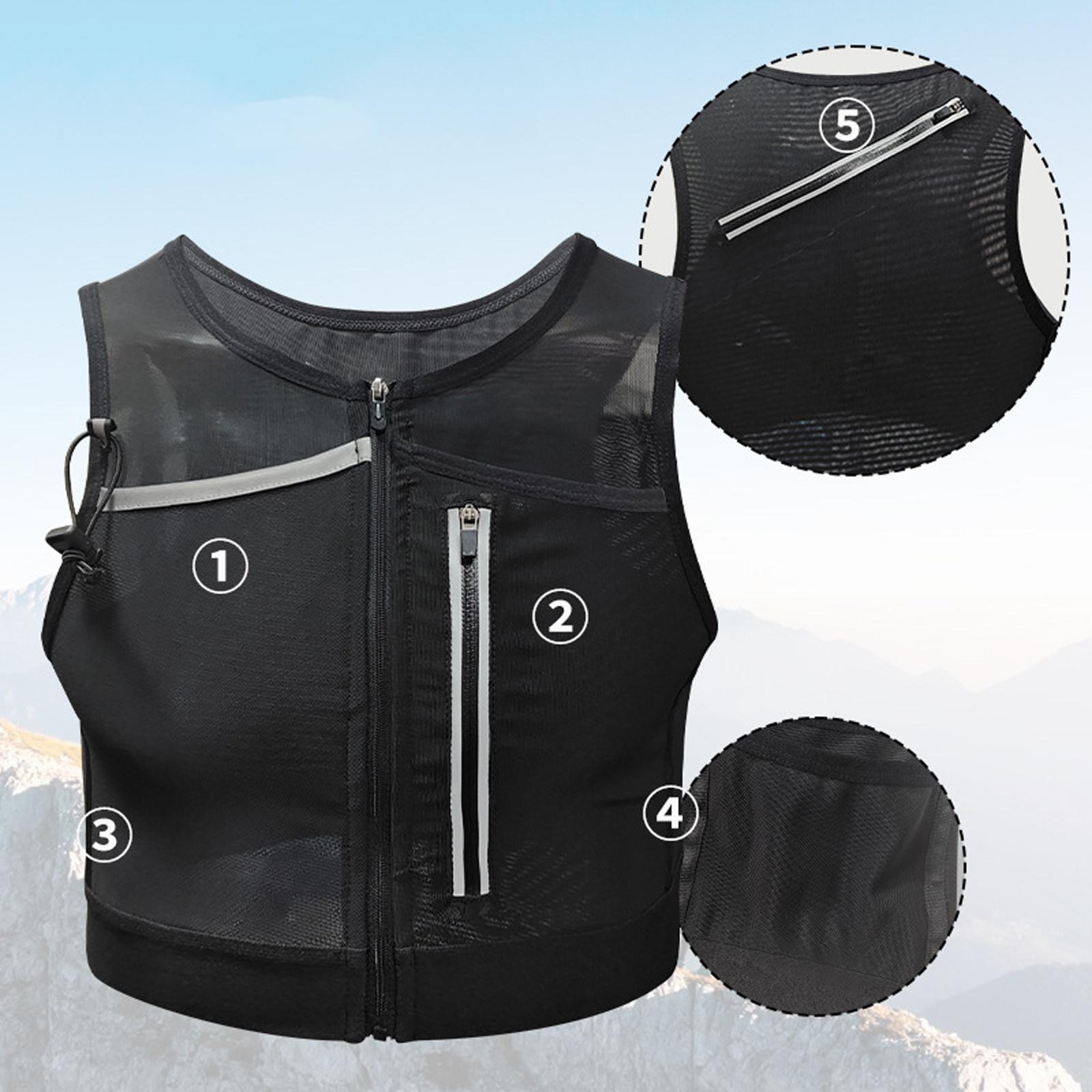 Running Vest Bag Chest Pack Re - Reflective Vest Cycling review and price