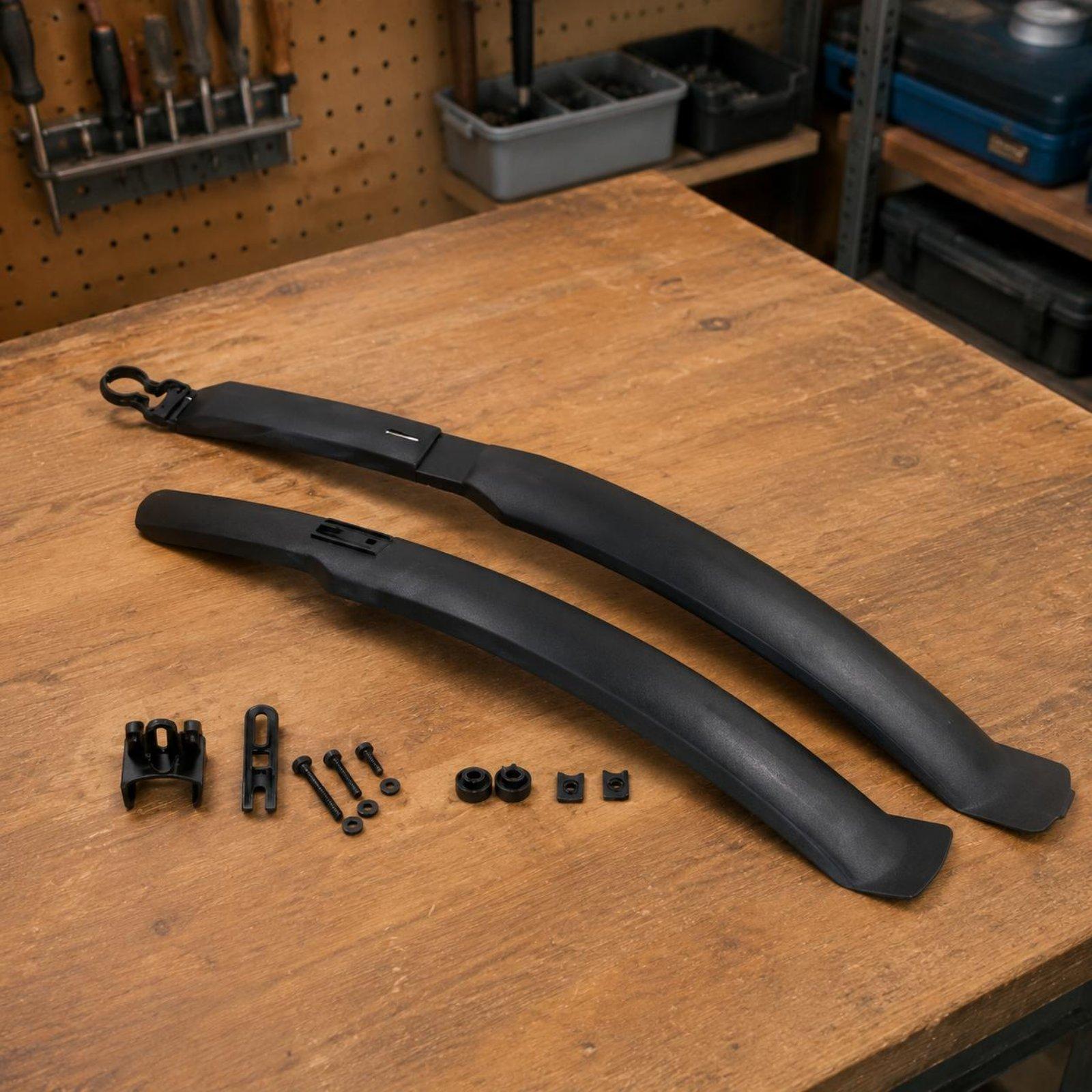 Road Bike Mudguard 700c Adjust - Cycling Commute Rain review and price
