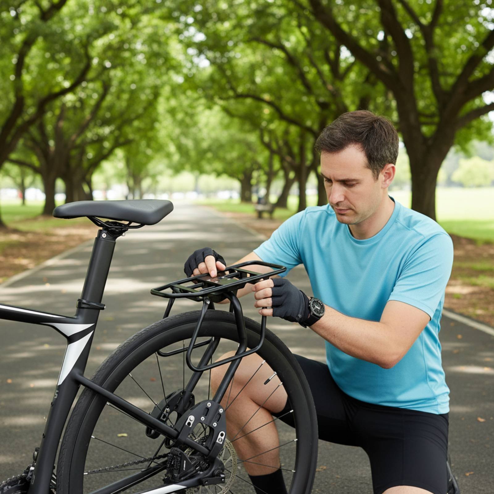 Cycle Rear Rack Lightweight Al - Commuter Cycling review and price