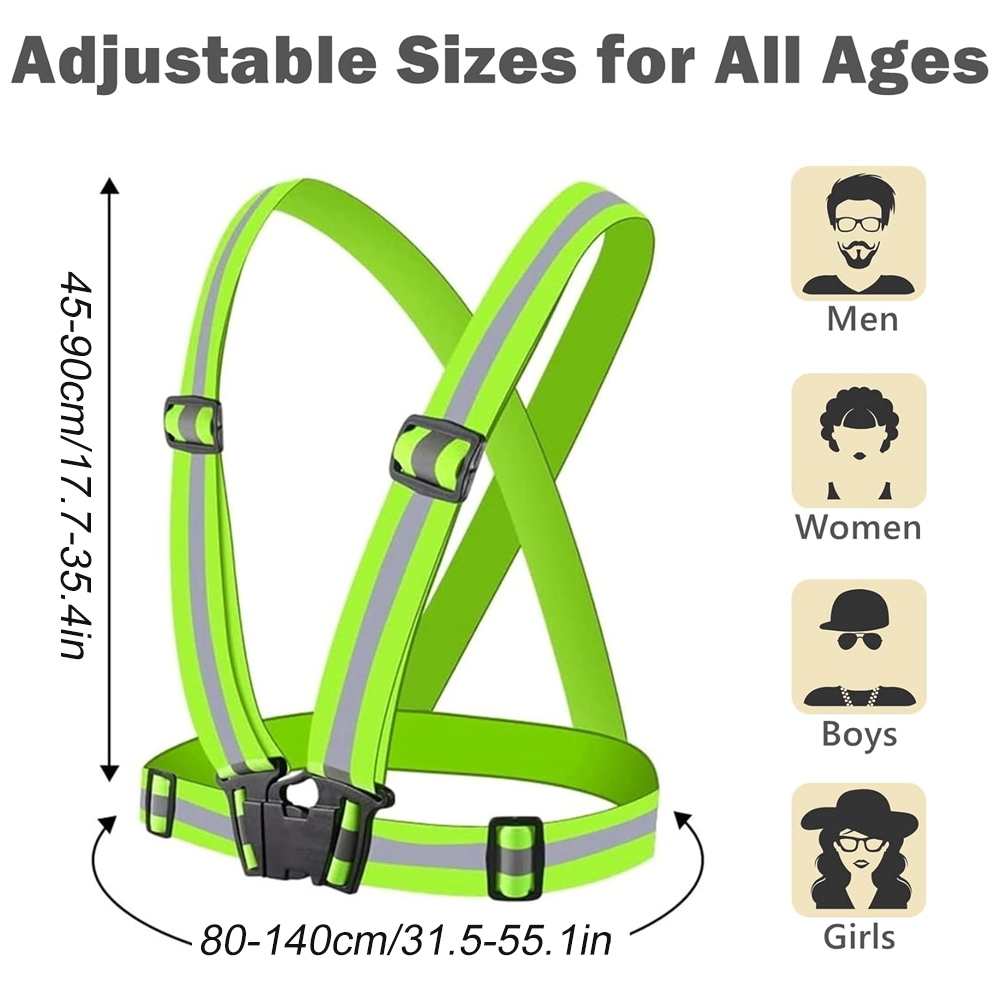 1Pcs Night Running Vest High V - Reflective Vest Cycling review and price