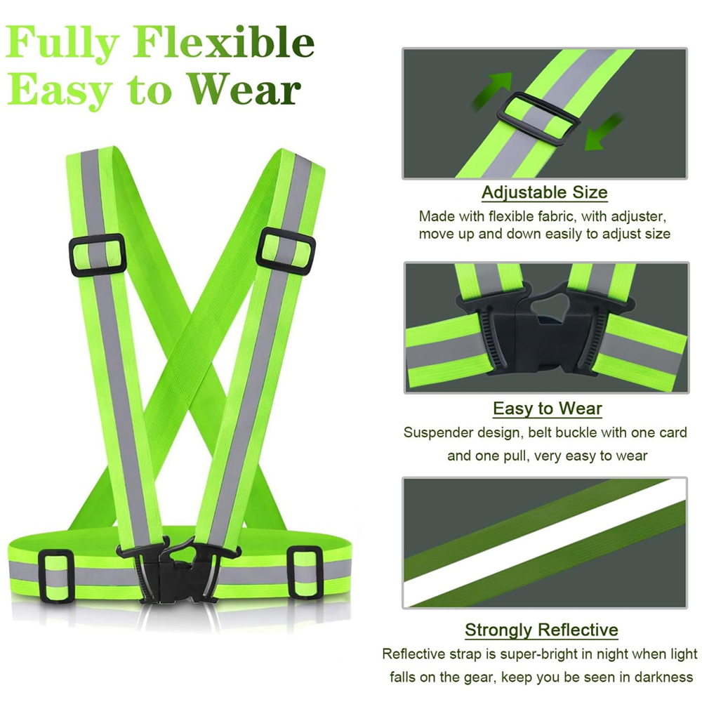 1Pcs Night Running Vest High V - Reflective Vest Cycling review and price