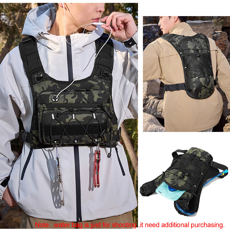 Tactical Bag Front Chest Rig V - Reflective Vest Cycling review and price