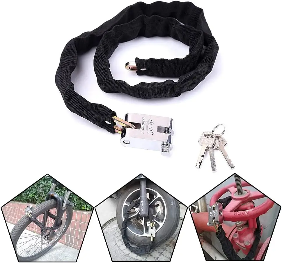 1.2M 2M 3M Motorcycle Bike Loc - Chain Lock Combination review and price