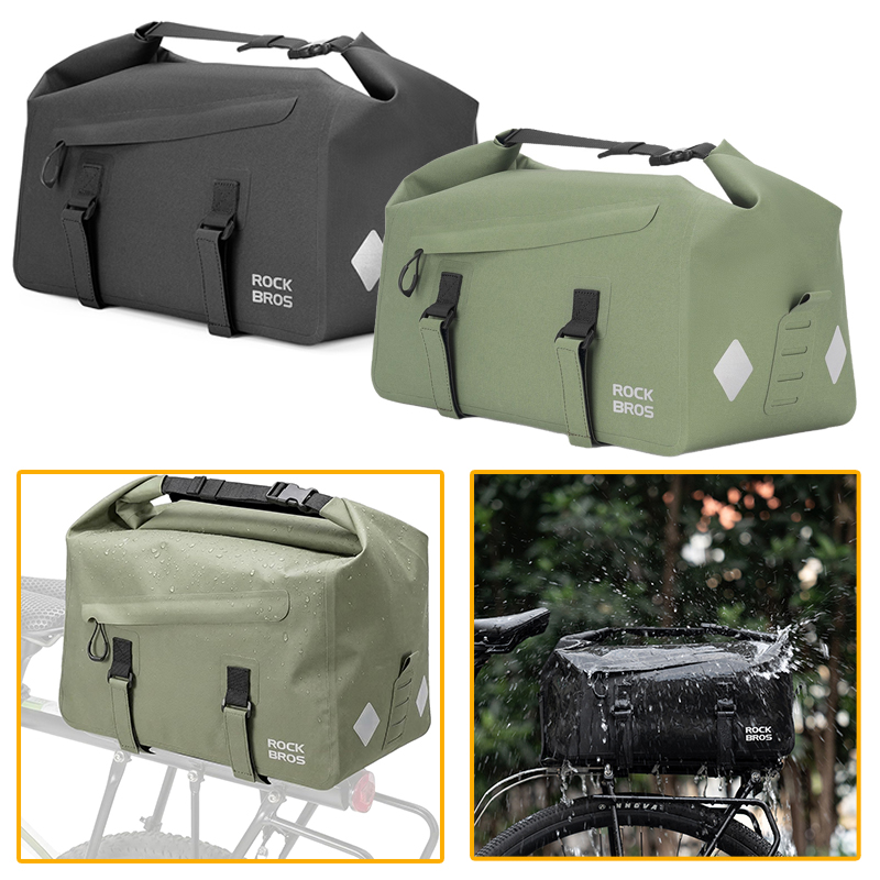 Bicycle Shelf Bag Expandable 1 - Panniers Waterproof Rear review and price