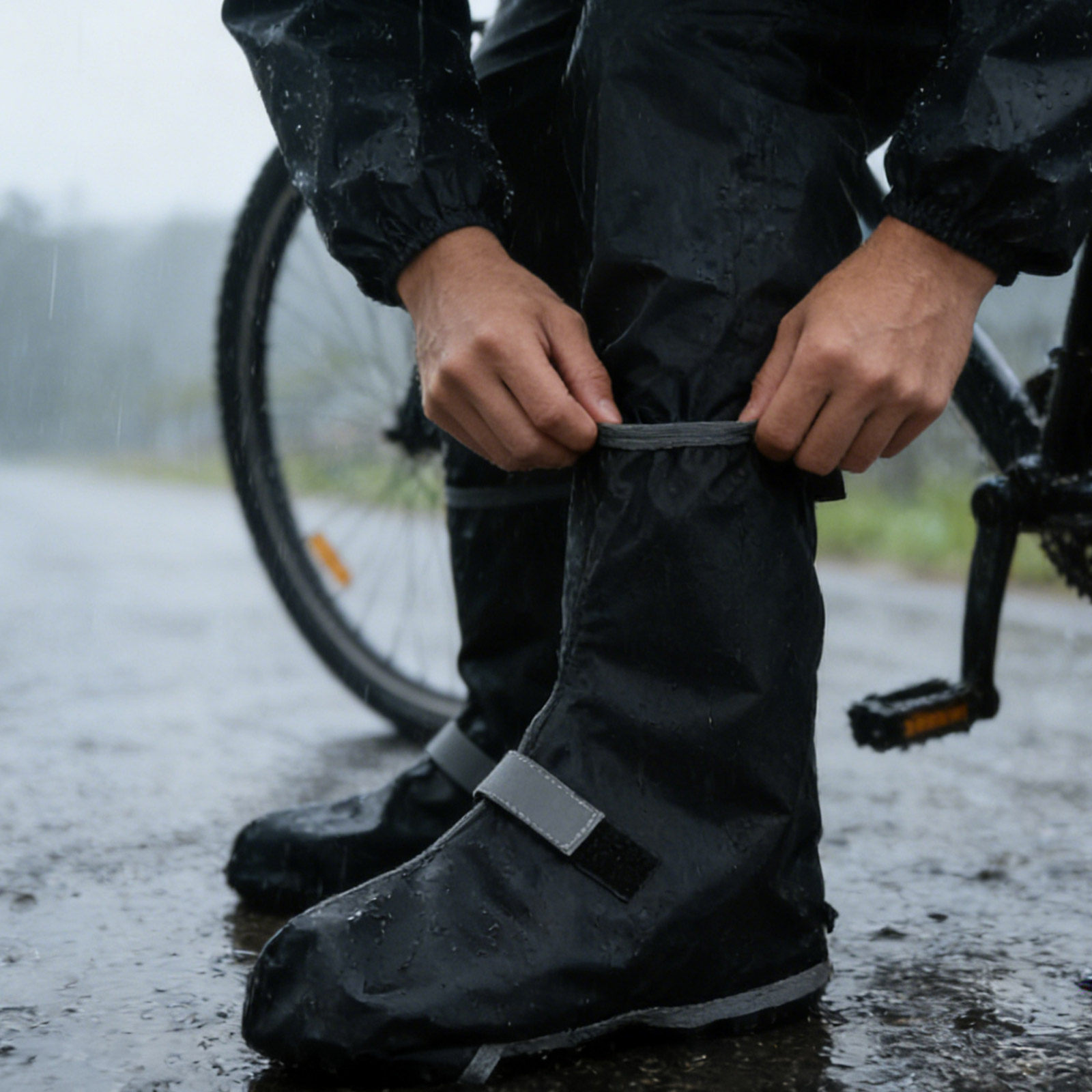 1Pair Waterproof Shoe Covers N - Cycling Commute Rain review and price